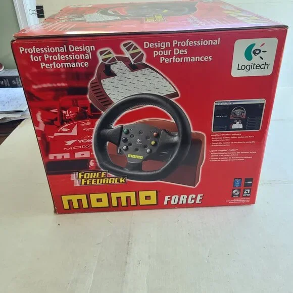 Logitech Momo Force PC Racing Wheel (New) - Picture 3 of 5